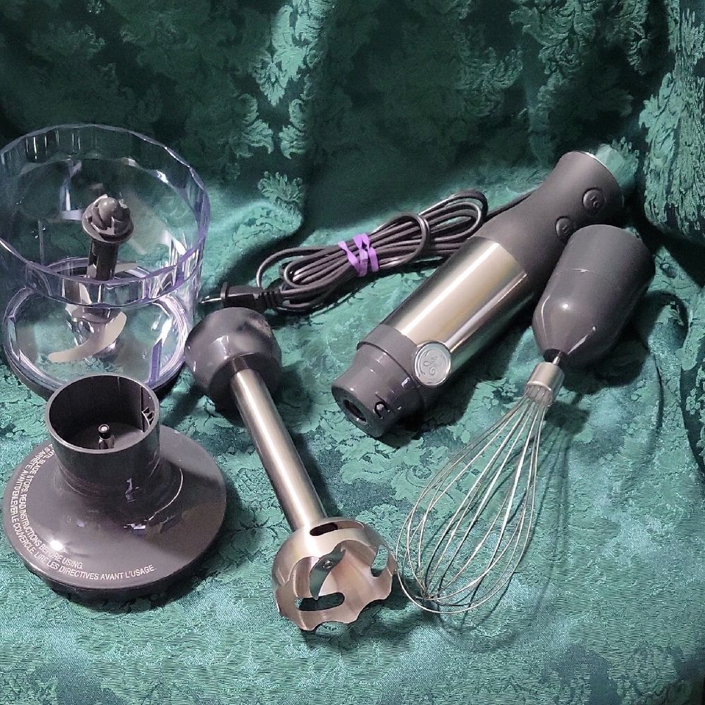 GE Immersion Blender Set NIB